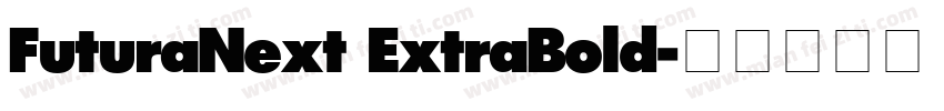 FuturaNext ExtraBold字体转换